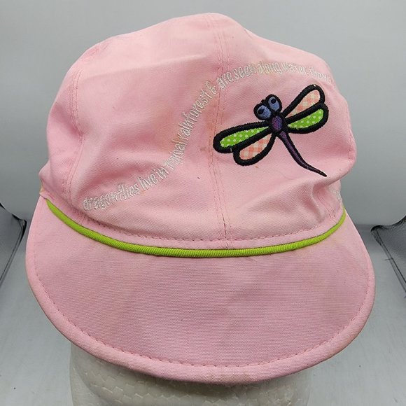 Rain Forest Cafe Youth 4 - 10 Pink Hat Cap Lightweight Casual Outdoors Cute